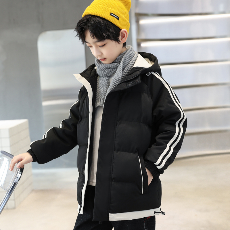 NK潮牌中大男童羽绒棉服加厚棉衣