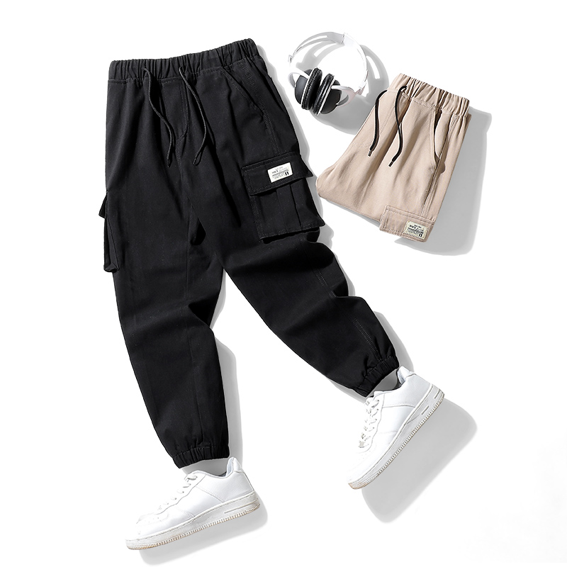 NK男童春秋款加绒加厚运动长裤