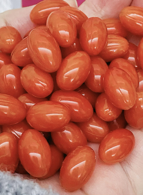 抖音刷酶同款【排排豆】橙色散装10到40粒提亮肤色小碗+刷子美容