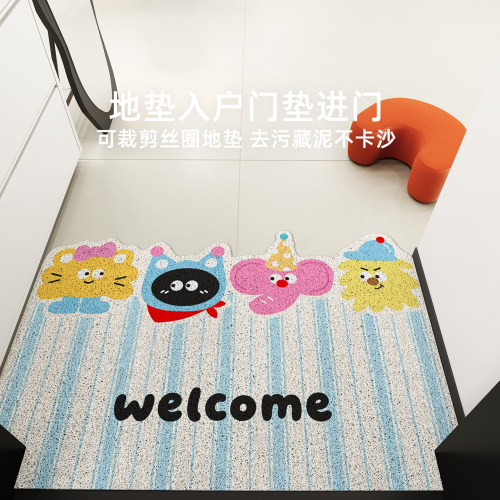 丝圈入户门垫耐磨除尘可裁剪