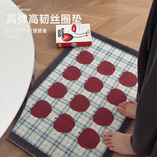 红苹果丝圈入户门地垫刮泥蹭土垫