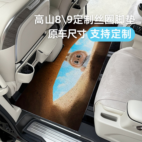 高山8/9专车专用丝圈脚垫