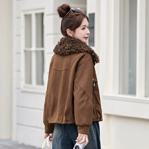 中年妈妈装棉衣袄子外套女