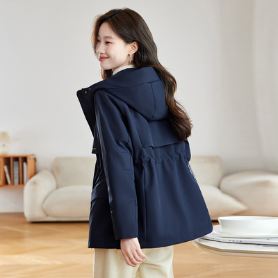 小个子加绒派克棉服女短款