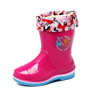 儿童雨鞋男童女童小童幼儿园胶鞋