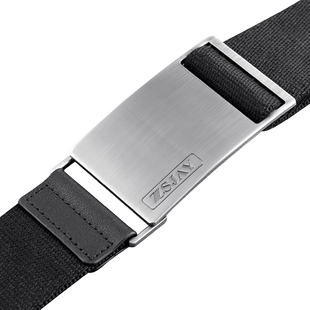 战术鸟（贴身不凸起）超薄帆布腰带 挂扣无孔皮带男休闲百搭裤