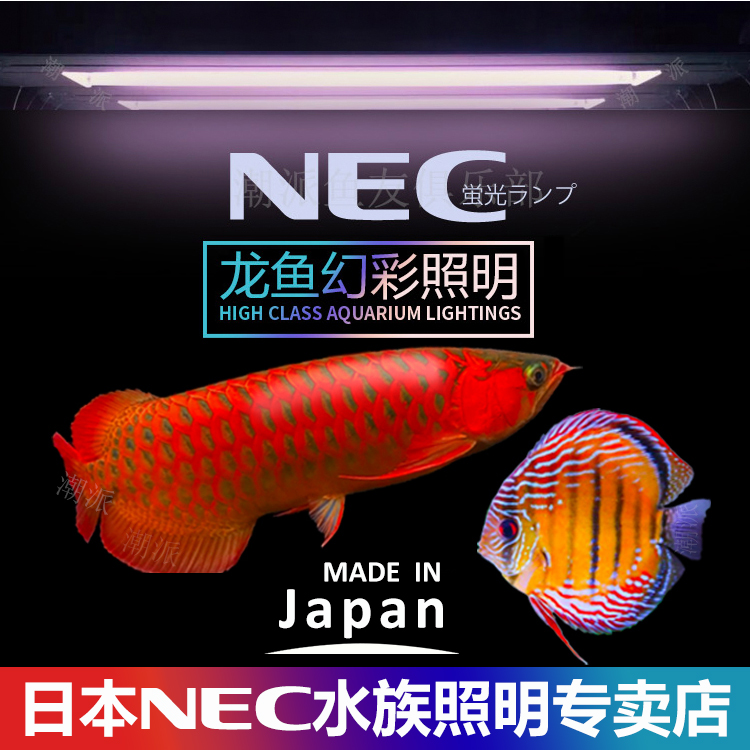 日本NEC鱼缸灯红龙诱色