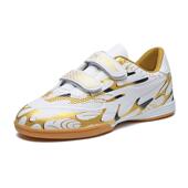 室内五人制IC牛筋平底足球鞋 儿童魔术贴训练比赛防滑学生运动鞋