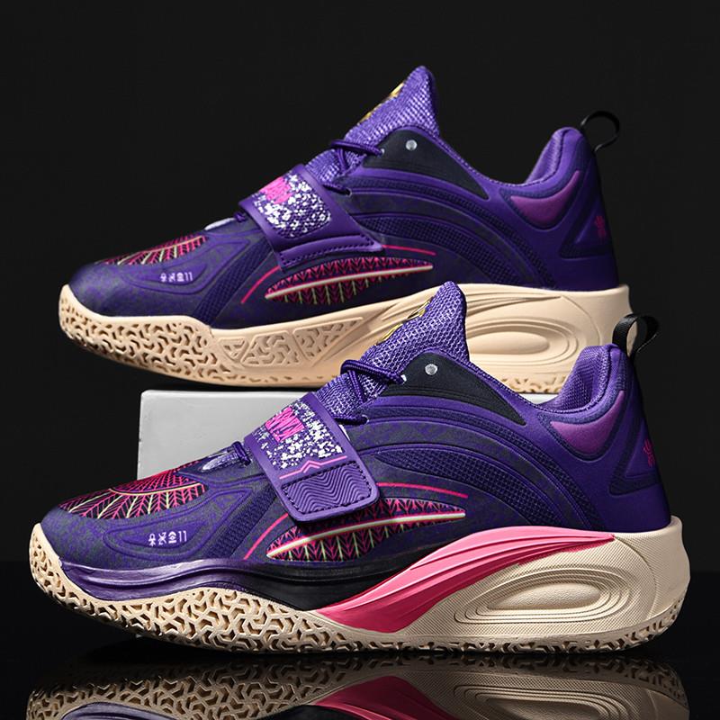 欧文一代篮球鞋男专业实战比赛低帮运动鞋学生训练青年摩擦有响声