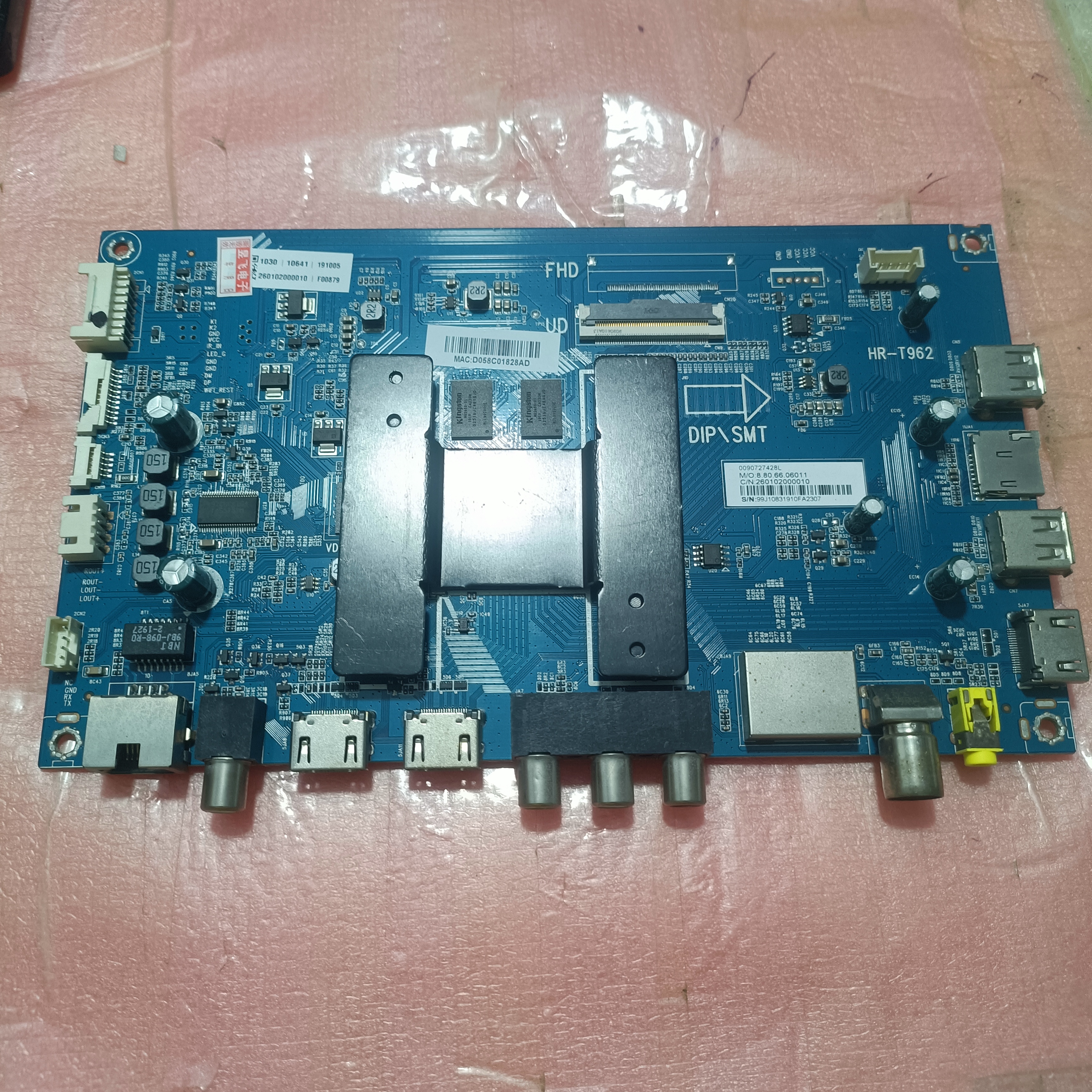 海尔LS55M31主板 0091802191 V1.7屏LSC550FN11-2