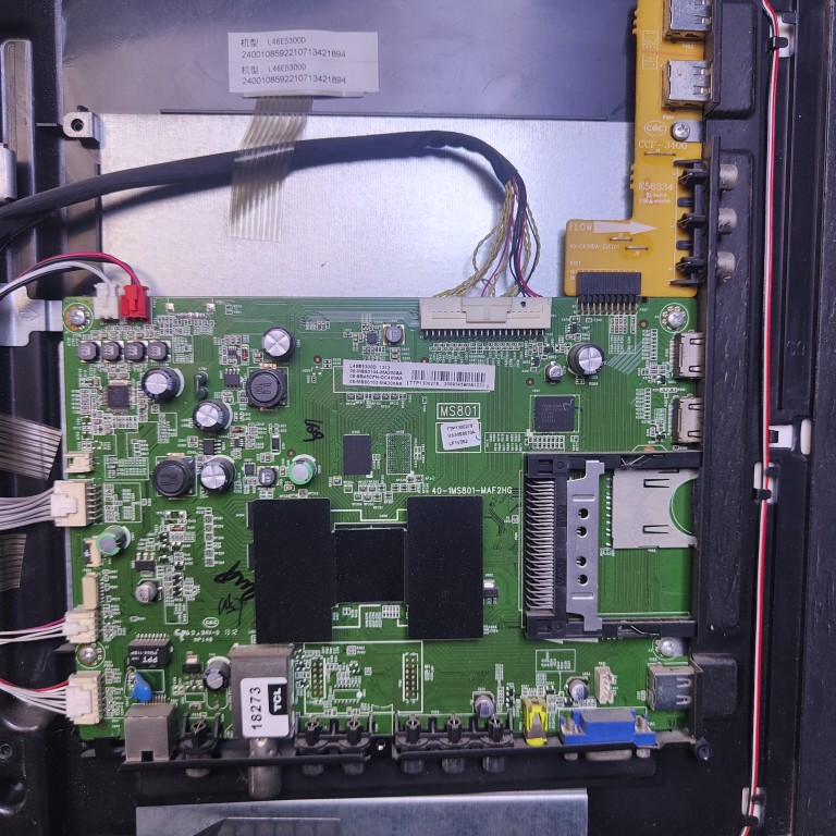 原装TCL L46E5300D 主板 40-1MS801-MAF2HG 配屏LVF460SSTM E7