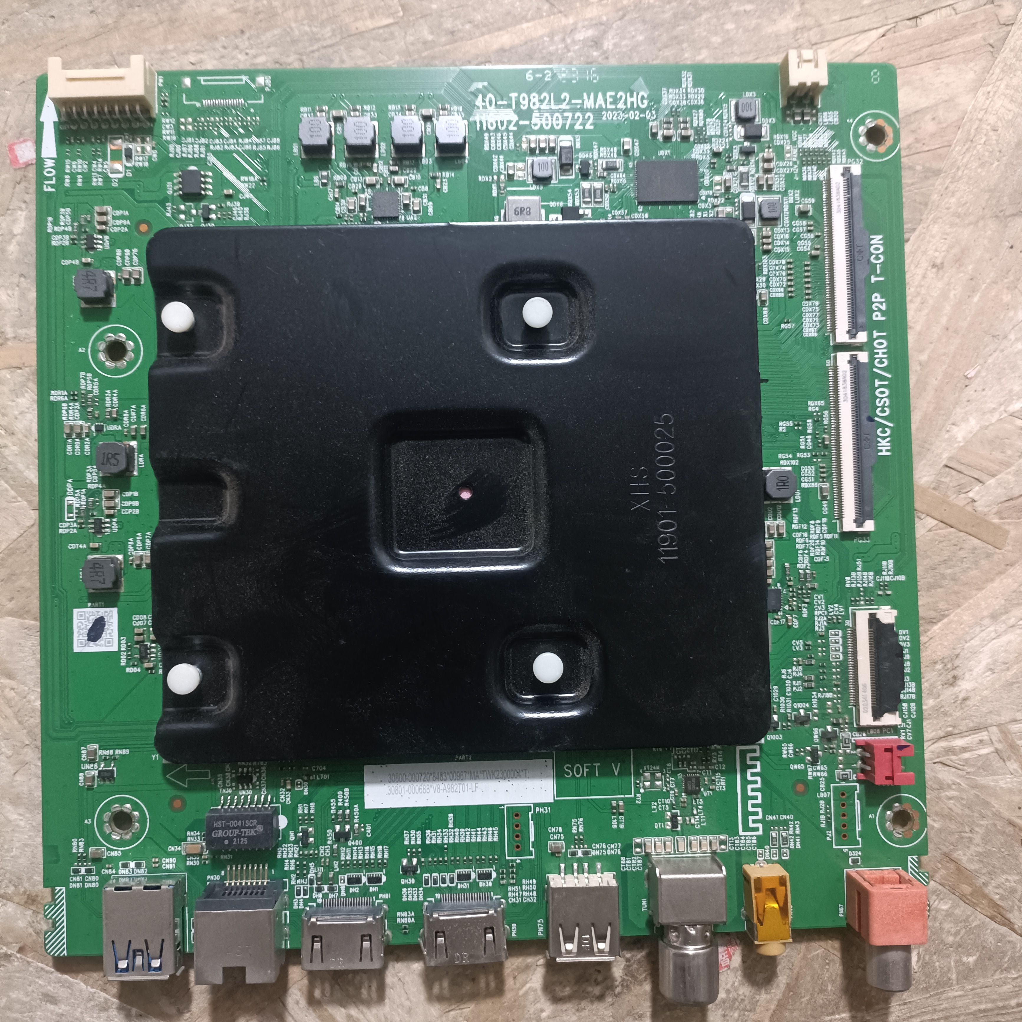 原装TCL 75V6EA主板40-T982L1-MAB2HG配屏LVU750NDEL CS9W09.V4