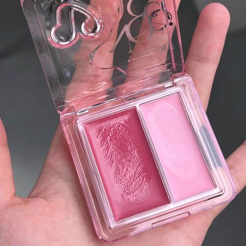 水光+哑光双色腮红膏唯资膨胀色