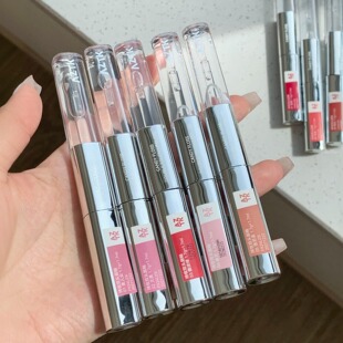 AZTK双头唇釉水光镜面哑光唇泥裸色秋冬显白玻璃唇嘟嘟唇透明唇蜜