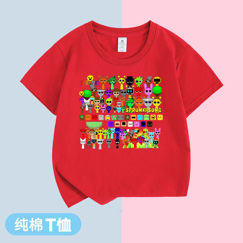 Sprunki 音乐节奏盒子衣T恤