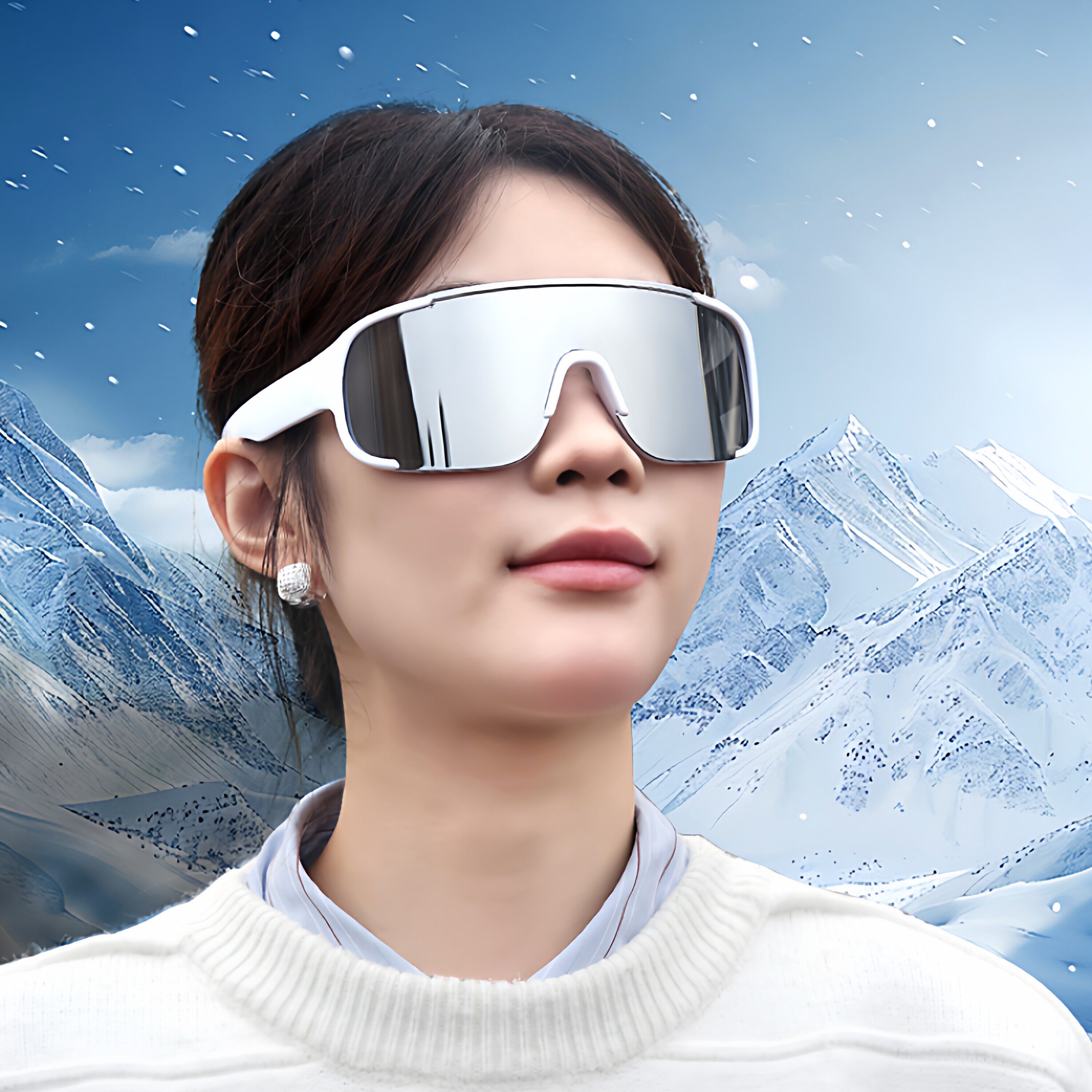 复古超大框户外骑行登山滑雪防风护目镜墨镜防晒连体太阳眼镜男女