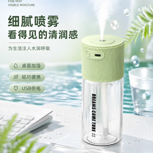 迷你USB空气加湿器家用卧室办公桌面净化空气雾化补水车载喷雾器