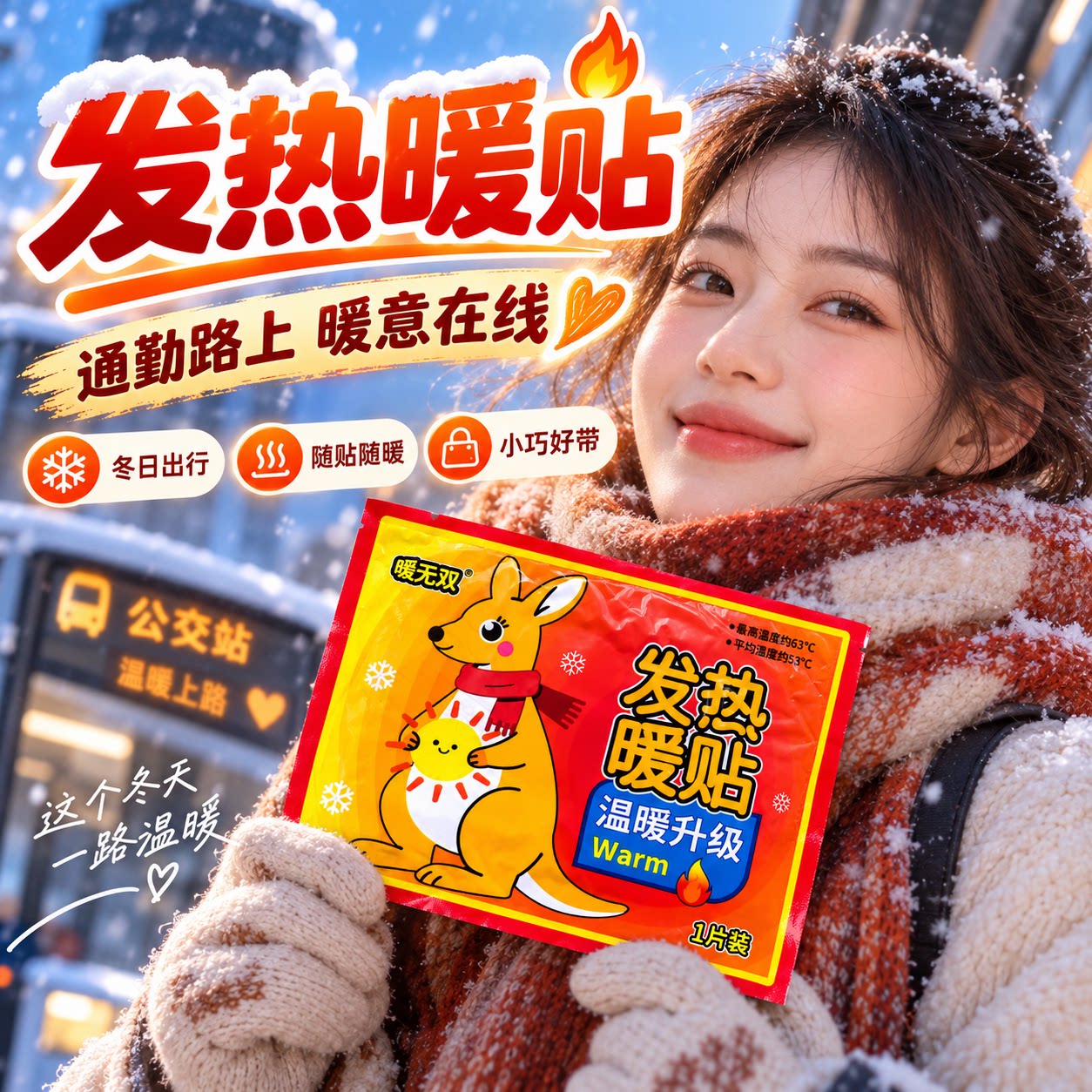大号暖宝宝贴办公自发热暖身冬天热敷帖发热暖贴暖宝宝宫寒暖身贴