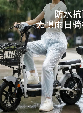 包脚一次性封脚雨裤鞋长款加厚户外便携式雨衣漂流防水裤男女适用