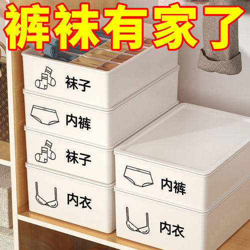 内衣收纳盒袜子内裤收纳抽屉式