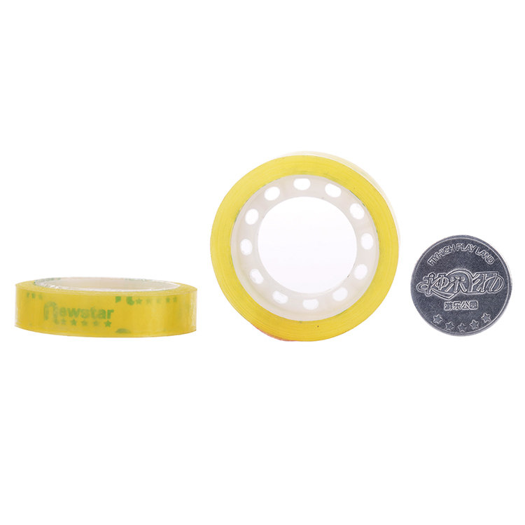 18  transparent tape small tape bandwidth of 1.2cm 0.5cm thick rubber small office stationery tape