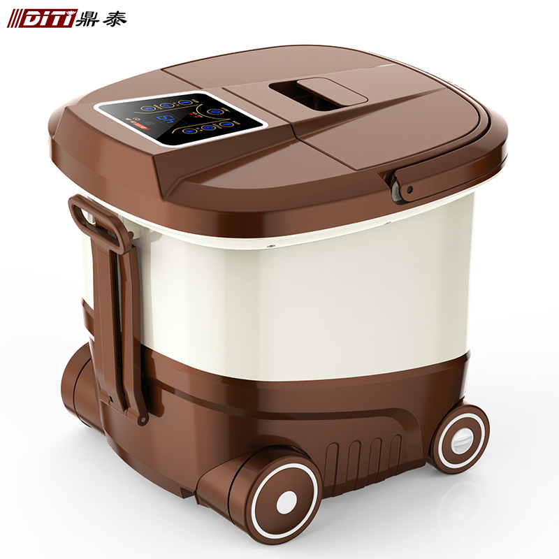 足浴盆全自动按摩 洗脚盆电动加热泡脚机深桶恒温家用足疗器包邮