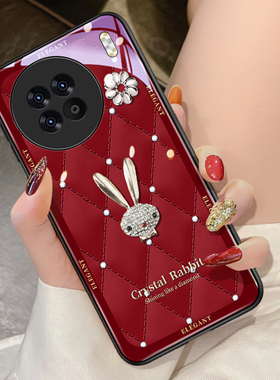 新年款适用vivox300手机壳vivox200pro新款x100的x90玻璃vivo全包防摔mini兔年红色ultra高级感pro女款pro十s