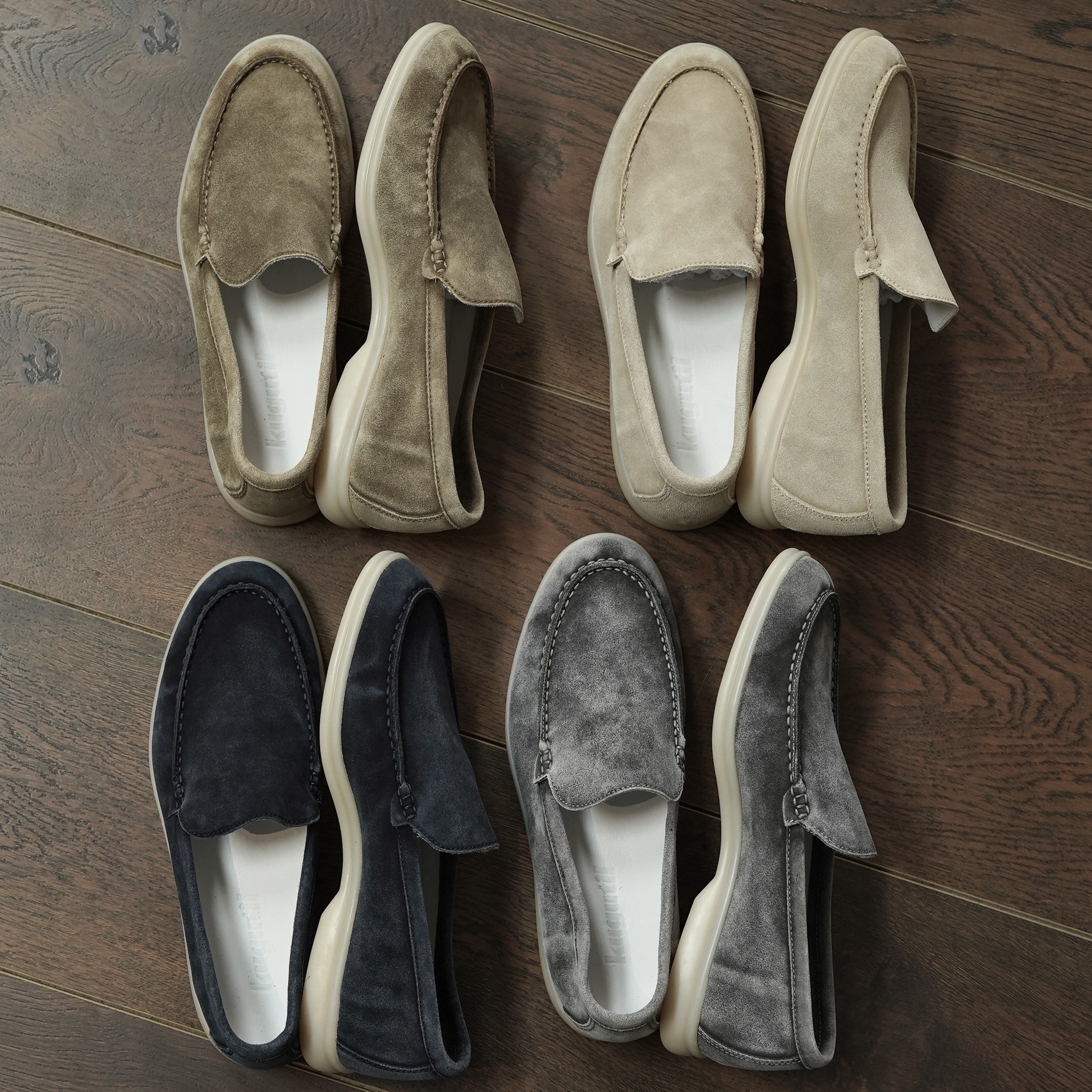 枯骨男士极简老钱风乐福鞋透气柔软套脚驾车鞋休闲鞋便士鞋男鞋