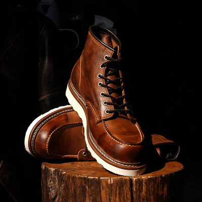 枯骨固特异工装靴复古休闲