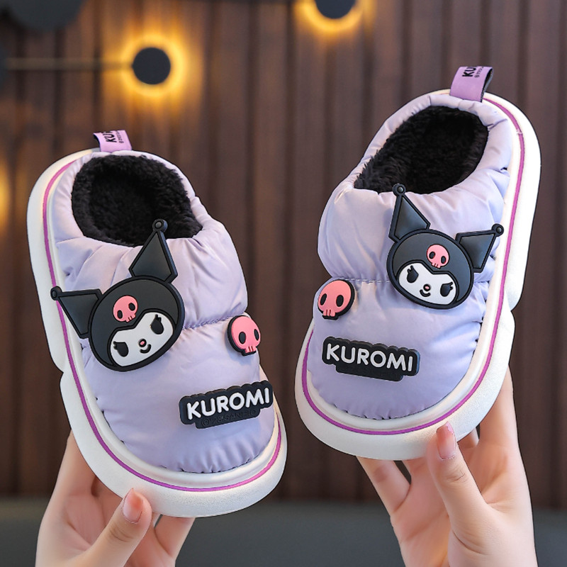 库洛米女童棉拖鞋冬季女孩公主可爱保暖室内亲子中大三丽鸥毛毛鞋,童鞋/婴儿鞋/亲子鞋,儿童棉拖鞋,淘宝优惠券,粉丝福利购,淘宝优惠卷