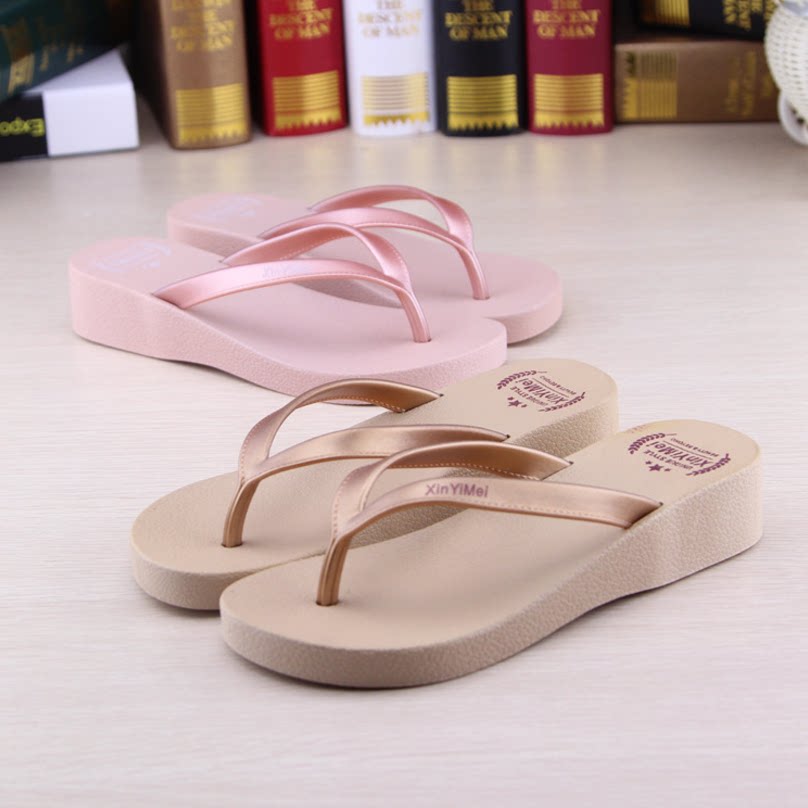 厚底简约厚底软防滑女士人字拖夏