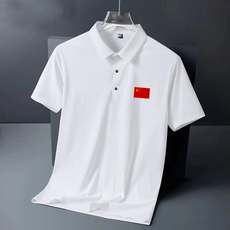 国家队运动短袖Polo衫男女夏季速干冰丝中国体考训练t恤衣服定制