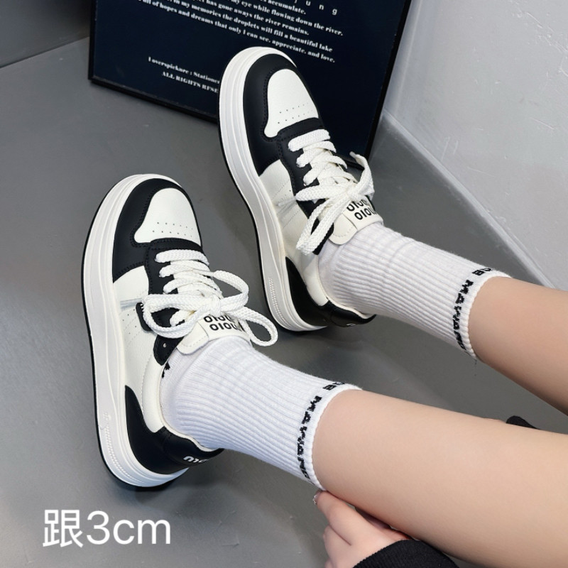 3cm真皮小白鞋女2026年春休闲板鞋