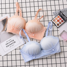 [Full] E ~ 29 AB Cup Thêu Ngực Nhỏ Thu Thập Bra Set Thép Vòng Tròn Áo Ngực Tóm Tắt c1