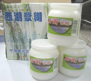西湖浆糊 500g克 塑料瓶装 糨糊 捣浆糊 胶水 白胶 粘性很好
