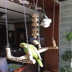 包邮大型鹦鹉用品鹦鹉鸟玩具金刚葵花秋千玩具花椒木站棍