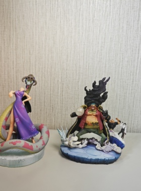 海贼王megahouse logbox 七武海 黑胡子 女帝 汉库克正版手办模型