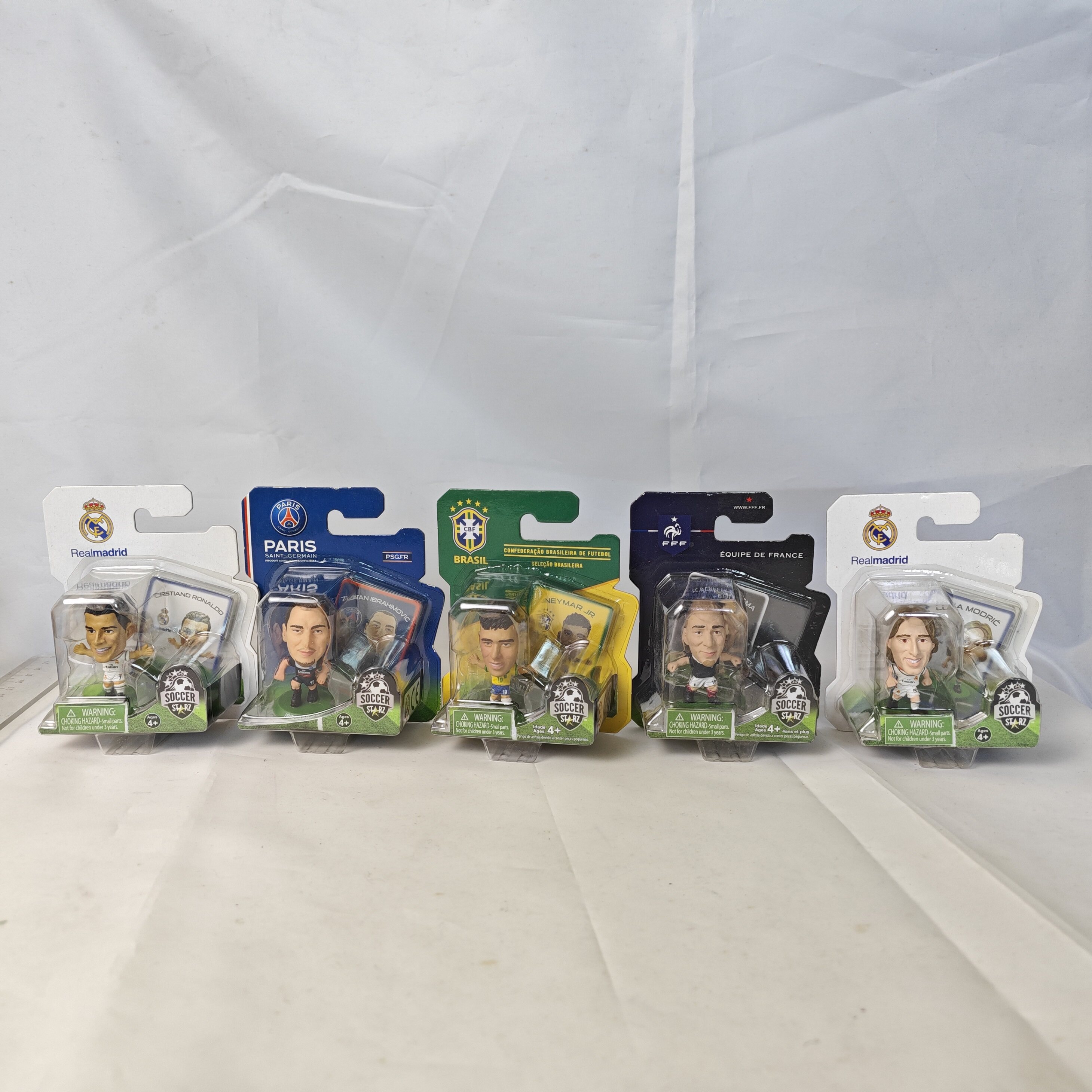 Soccerstarz足球 本泽马 c罗 莫德里奇 伊布 内马尔 正版手办模型