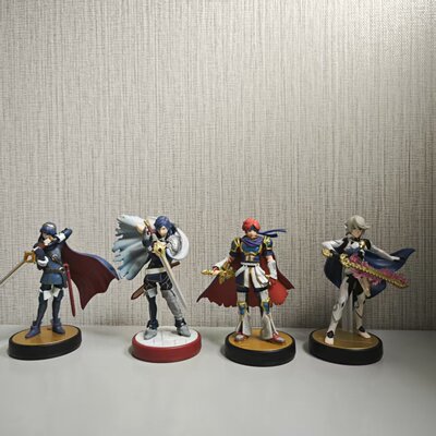 任天堂 amiibo 火焰纹章 罗伊 库洛姆 露琪娜 神威 正版手办 模型
