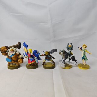 任天堂 amiibo 塞尔达传说 林克 公主 四英杰 正版散货 手办 模型