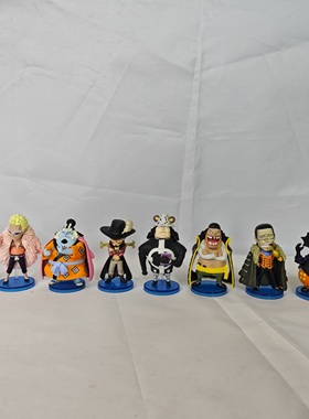 海贼王wcf tv4 七武海 女帝 甚平 明哥 老沙 鹰眼 熊正版手办模型