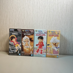 海贼王 wcf 草帽海贼团 蛋头岛 五档 路飞 亲子血脉 正版手办模型