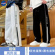 宽松运动休闲长裤 NASA美式 青少年百搭阔腿直筒裤 男春秋季 条纹卫裤