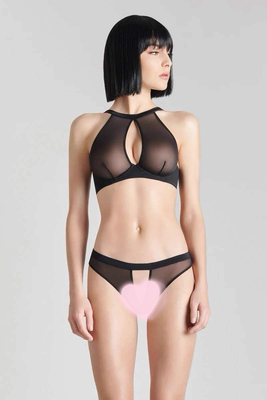 maison close 网纱内衣套装 超薄文胸