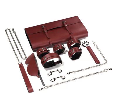 MONSTER BDSM皮具套装 sm调教调情 束缚收纳包