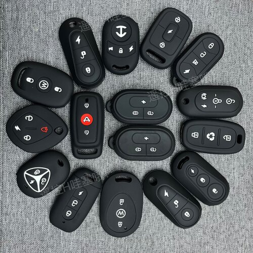 适用于雅迪爱玛小牛台铃绿源电瓶车遥控防摔硅胶钥匙套遥控保护套