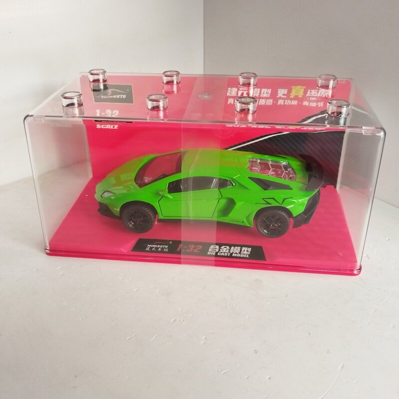 1：32亚克力盒特斯拉合金车模