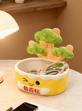 可爱入户门玄关钥匙收纳置物摆件