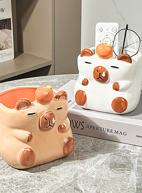 卡皮巴拉钥匙杂物收纳摆件