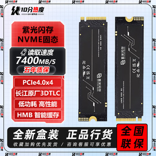SSD台式 机固态硬盘 PCIE4.0 lite M.2 紫光闪存 NVME